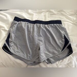 Under Armour Gray and Black Athletic Shorts